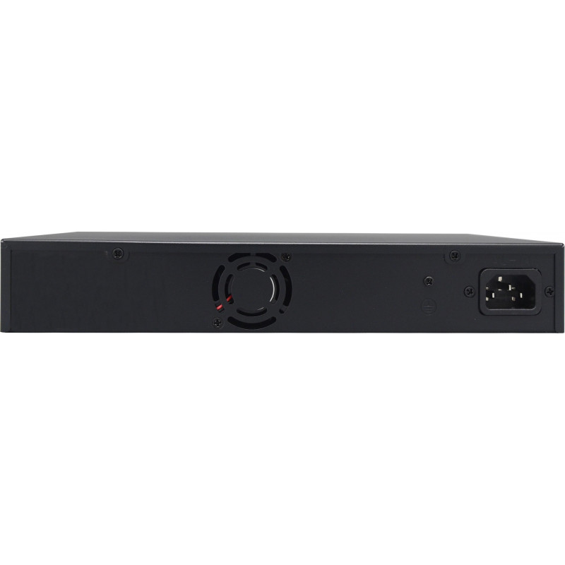Getfort GF-220G-16P-240 PoE-kytkin, 16 x GE PoE + 2 x GE + 2 x SFP, 240 W