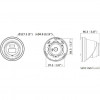 Hikvision AcuSense Turret DS-2CD2343G2-LI2U -kamera, 4 mm, O-STD