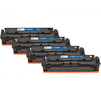 G&G yhteensopivat väriainekasetit NT-PH203UBK/UC/UM/UY-B-V5-4-S1 (4 kpl), musta, syaani, magenta, keltainen