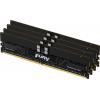Kingston FURY Renegade Pro KF564R32RBE2K4-128 DDR5-6400 ECC-rekisteröity muistisarja, 128 GB (4 x 32 GB), CL32, musta