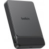 Belkin UltraCharge Pro Slim BPD022HQBK magneettinen varavirtalähde, 10000 mAh, musta, näytöllä