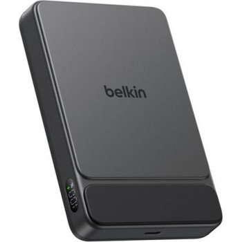 Belkin UltraCharge Pro Slim BPD022HQBK magneettinen varavirtalähde, 10000 mAh, musta, näytöllä