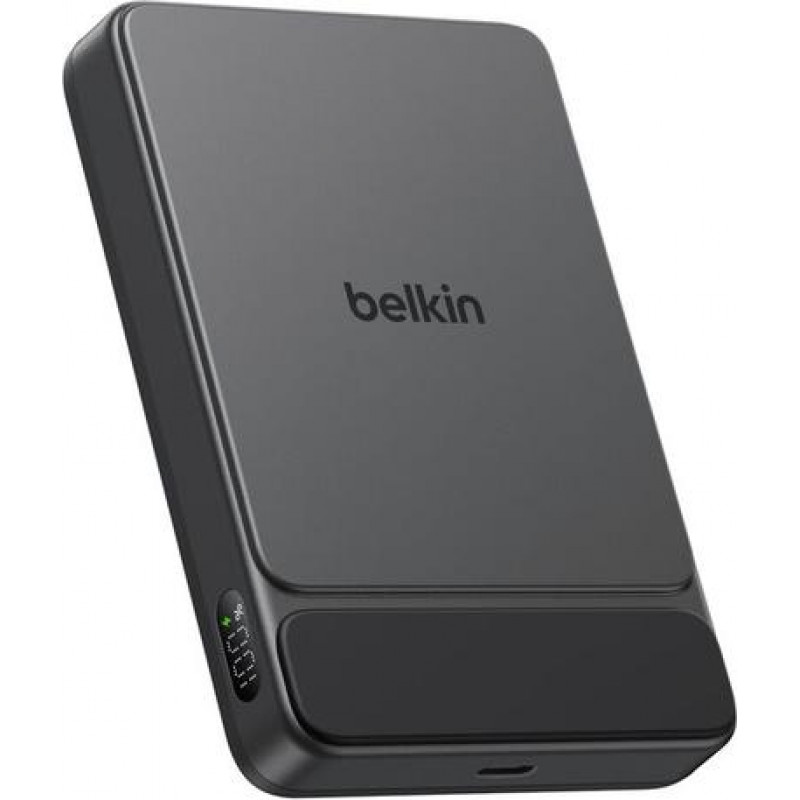 Belkin UltraCharge Pro Slim BPD022HQBK magneettinen varavirtalähde, 10000 mAh, musta, näytöllä