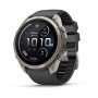 Garmin Fenix 9 Pro inReach älykello, 51 mm, titaanikotelo, grafiitti/musta silikoniranneke