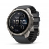Garmin Fenix 9 Pro inReach älykello, 51 mm, titaanikotelo, grafiitti/musta silikoniranneke