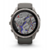 Garmin Fenix 9 Pro inReach älykello, 51 mm, titaanikotelo, grafiitti/musta silikoniranneke