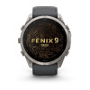 Garmin Fenix 9 Pro inReach älykello, 51 mm, titaanikotelo, grafiitti/musta silikoniranneke