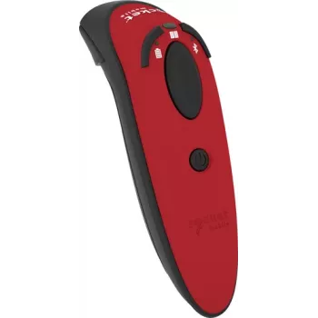 Socket Mobile DuraScan D760 V20 2D-viivakoodinlukija latausasemalla, punainen