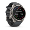 Garmin Fenix 9 Pro älykello, 47 mm, titaanikotelo, grafiitti/musta silikoniranneke