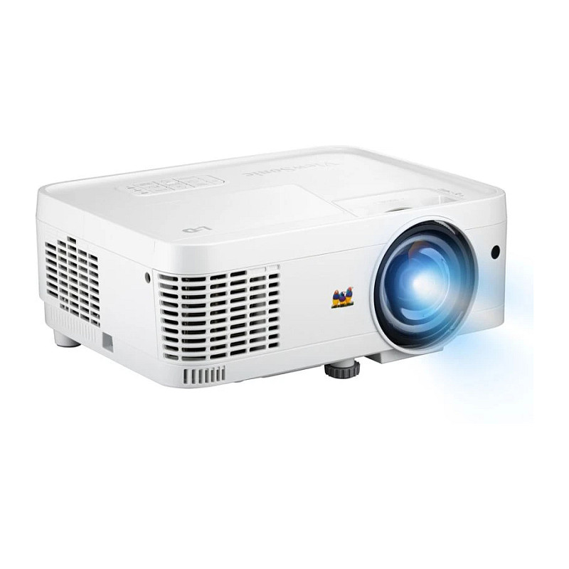ViewSonic LSD300W-ST lyhyen projisointietäisyyden projektori, 3300 ANSI-lumenia, DLP, WXGA (1280x800), valkoinen