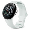 Google Pixel Watch 5 WiFi älykello, 41 mm, Polished Silver / Fog, GA10898-DE