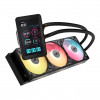 Corsair iCUE LINK TITAN II 360 RX LCD all-in-one-nestejäähdytin, 360 mm, RGB, musta, CW-9061045-WW