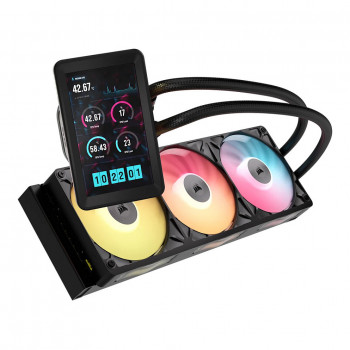 Corsair iCUE LINK TITAN II 360 RX LCD all-in-one-nestejäähdytin, 360 mm, RGB, musta, CW-9061045-WW