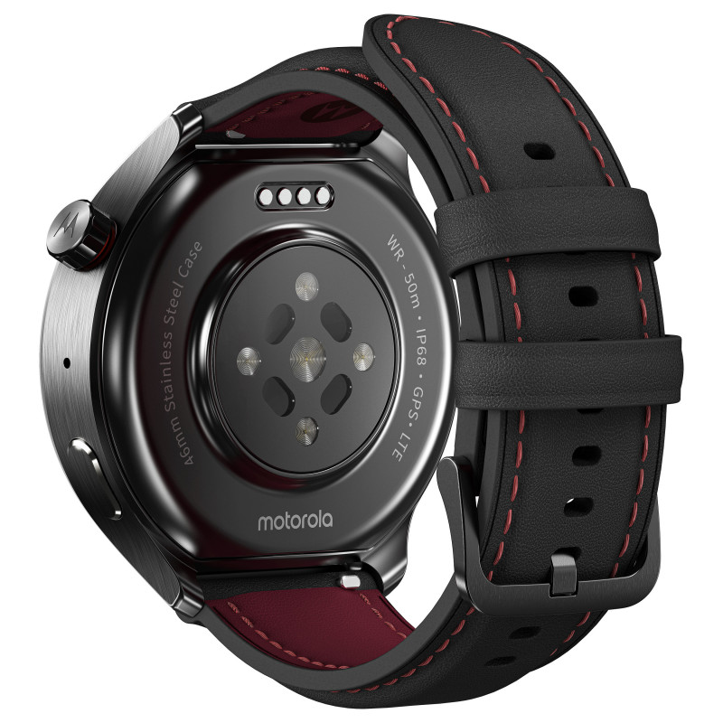 Motorola Moto Watch Ultra LTE älykello, 46 mm, musta, PBCX0000SE