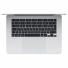 Apple MacBook Air 15 M5 kannettava, 10-ytiminen suoritin, 10-ytiminen grafiikkasuoritin, 32 Gt RAM, 1 Tt SSD, hopea, saksalainen näppäimistö, 35 W:n kahden USB-C-portin virtalähde