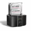 Axagon ADSA-SC telakointiasema 2,5/3,5 tuuman SATA-levyille, USB-C 5 Gbps, kloonaustoiminnolla