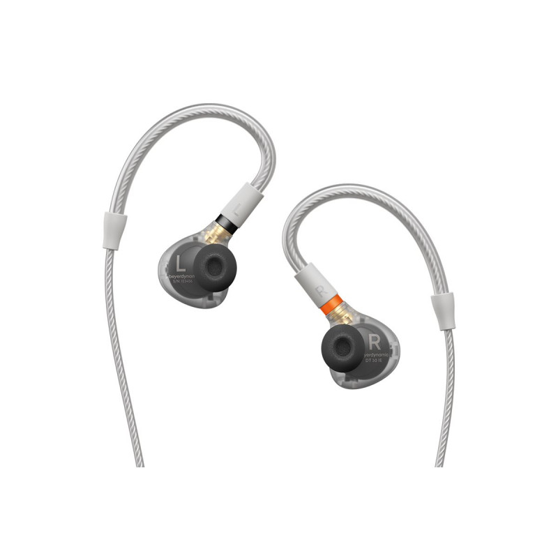 Beyerdynamic DT 30 IE Premium -nappikuulokkeet lavakäyttöön, läpikuultavat