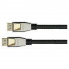 Good Connections Python DP20-PY010 DisplayPort 2.0 -kaapeli, nailonpunos, musta, 1 m