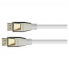 Good Connections Python DP20-PY010W DisplayPort 2.0 -kaapeli, 54 Gbit/s, UHBR 13.5, nailonpunos, valkoinen, 1 m