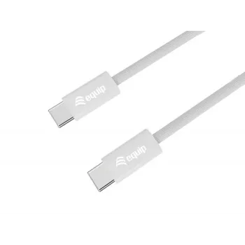 Equip 128842 USB-C – USB-C 2.0 -kaapeli, 3 A, PD 60 W, 1 m, valkoinen