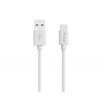 Equip 128847 USB-A – USB-C 2.0 -kaapeli, 3 A, 1 m, valkoinen