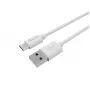 Equip 128848 USB-A – USB-C 2.0 -kaapeli, 3 A, 2 m, valkoinen