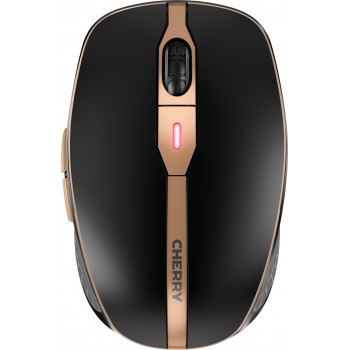 Cherry DW 9100 SLIM näppäimistö- ja hiirisarja, langaton RF + Bluetooth, AZERTY (belgialainen), musta