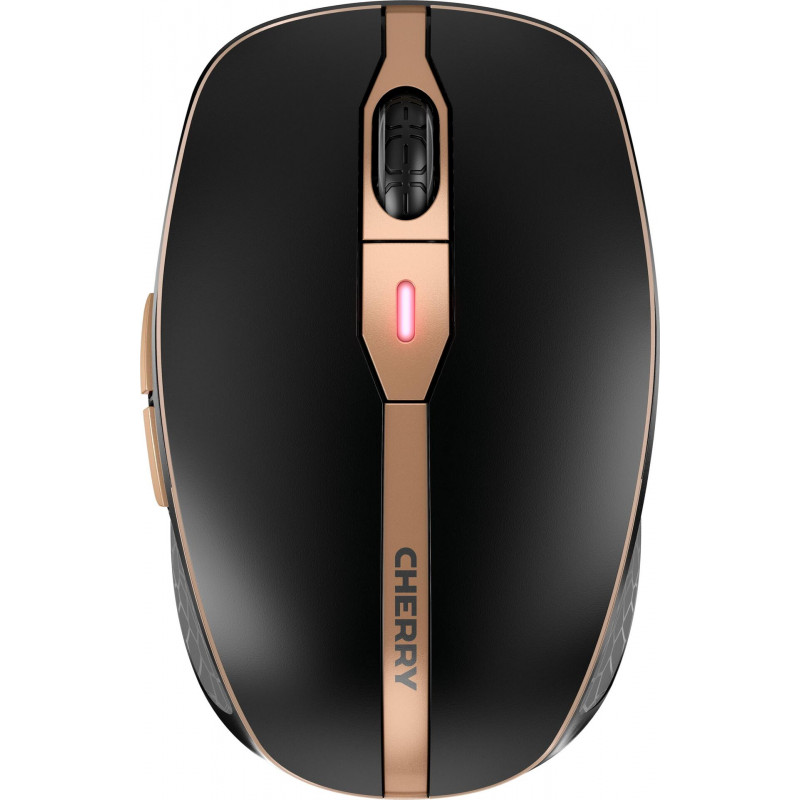 Cherry DW 9100 SLIM näppäimistö- ja hiirisarja, langaton RF + Bluetooth, AZERTY (belgialainen), musta