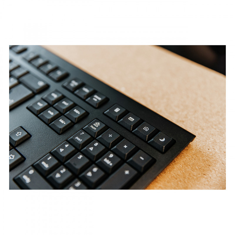 Cherry KW 3000 langaton pöytänäppäimistö, 2,4 GHz, AZERTY (ranskalainen), musta