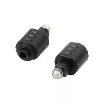 LogiLink CA1016 Toslink-äänisovitin, Toslink-uros – Mini-Toslink 3,5 mm naaras, musta
