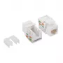 LogiLink NK4006 RJ45 keystone-moduuli, Cat.5e UTP, 90° puristusliitäntä, valkoinen