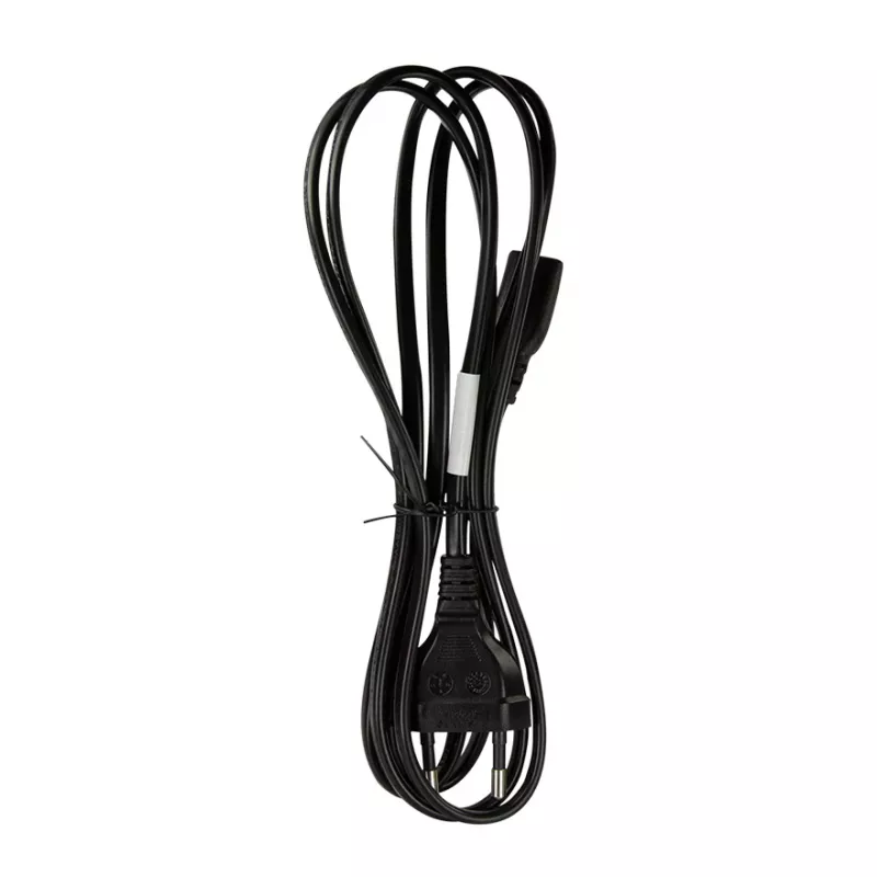 LogiLink CP192 virtajohto, CEE 7/16 – IEC C7, musta, 1 m