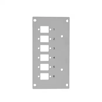 LogiLink FB5002 kuituoptinen etulevy, 6 LC-D / 6 SC-S, jatkojakamolle