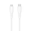 LogiLink CU0240 USB 2.0 Type-C -kaapeli, USB-C-uros – micro USB -uros, 480 Mbit/s, 12 W, valkoinen, 0,3 m