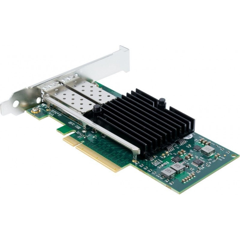 Inter-Tech ST-723 verkkokortti, PCIe x8, kaksois-SFP+, 10 Gbit/s