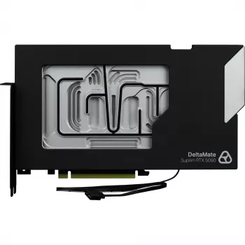 Thermal Grizzly DeltaMate GPU-vesijäähdytyslohko Suprim 5090 -näytönohjaimelle, musta/hopea