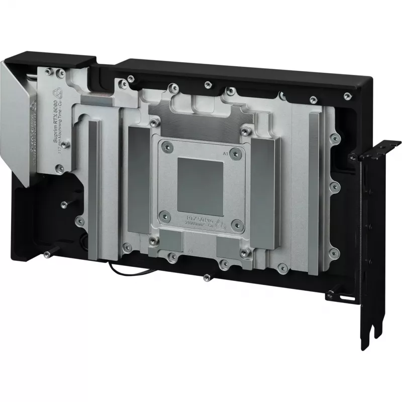 Thermal Grizzly DeltaMate GPU-vesijäähdytyslohko Suprim 5090 -näytönohjaimelle, musta/hopea