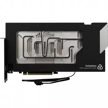 Thermal Grizzly DeltaMate GPU-vesijäähdytyslohko ROG Astral RTX 5090 -näytönohjaimelle, musta/hopea