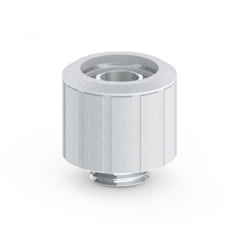 Bitspower Artemis BPM-ATCPF-CC3-SL suora liitin, G1/4 ulkokierre 16/10 mm:n letkulle, hiekkapuhallettu hopea