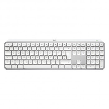 Logitech Master Series MX Keys S for Mac 920-011628 näppäimistö, sveitsiläinen (CH) asettelu, vaaleanharmaa