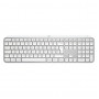 Logitech Master Series MX Keys S for Mac 920-011628 näppäimistö, sveitsiläinen (CH) asettelu, vaaleanharmaa