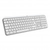 Logitech Master Series MX Keys S for Mac 920-011628 näppäimistö, sveitsiläinen (CH) asettelu, vaaleanharmaa