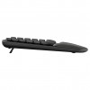 Logitech Wave Keys 920-012289 langaton ergonominen näppäimistö, 2,4 GHz / Bluetooth, sveitsiläinen (CH) asettelu, grafiitti