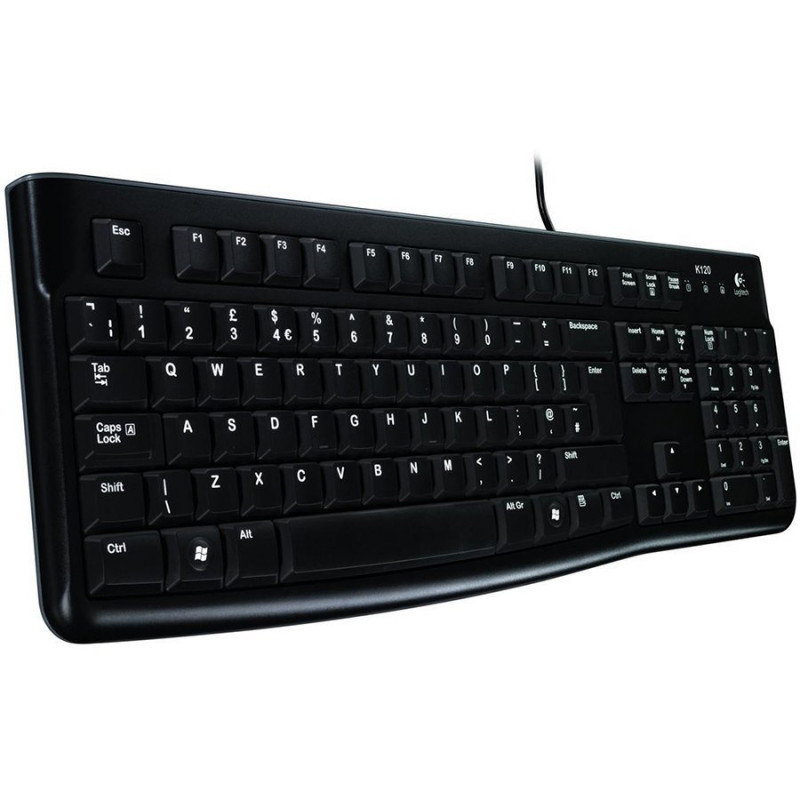 Logitech K120 920-002487 USB-näppäimistö, virolainen asettelu