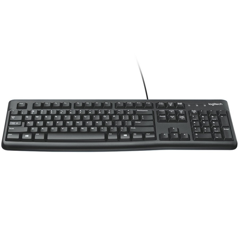 Logitech K120 920-002487 USB-näppäimistö, virolainen asettelu
