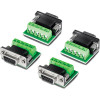 TRENDnet TI-S400 sarjaporttisovitin RS-232 - RS-422/485, TAA-yhteensopiva (4 kpl), vihreä / harmaa