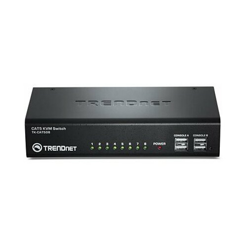 TRENDnet TK-CAT508 KVM-kytkin, 8 KVM-porttia