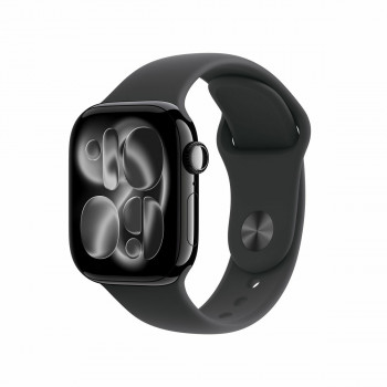 Apple Watch Series 11 älykello 5G, 42 mm alumiinikotelo, S/M, musta, MF834QL/A
