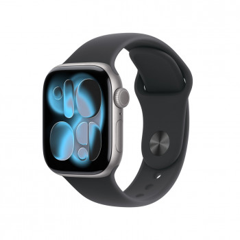 Apple Watch Series 11 älykello 5G, 42 mm alumiinikotelo, S/M, harmaa, MF8A4QL/A