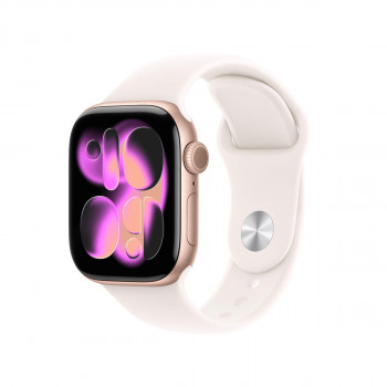 Apple Watch Series 11 älykello 5G, 42 mm alumiinikotelo, S/M, kulta, MF8E4QL/A